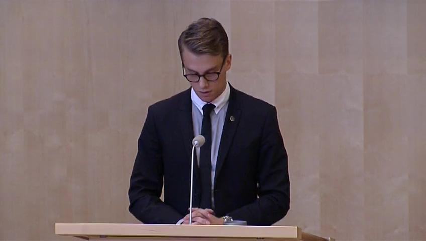 Stillbild från Debatt om förslag, Vårändringsbudget för 2016
