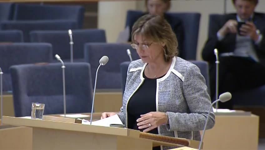 Stillbild från Interpellationsdebatt, Gasledningen Nordstream 2