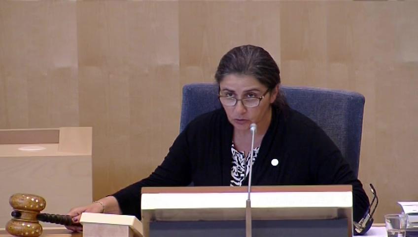 Stillbild från Debatt om förslag, Årsredovisning för staten 2015