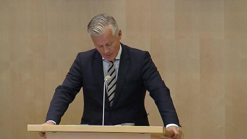 Stillbild från Debatt om förslag, Övergångsstyre och utjämning vid ändrad kommun- och landstingsindelning