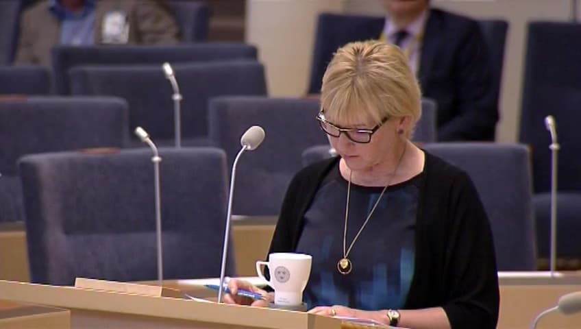 Stillbild från Interpellationsdebatt, Situationen i Venezuela