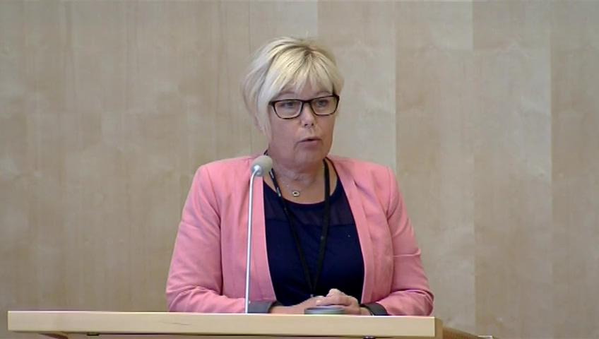 Stillbild från Debatt om förslag, Verksamhetsredogörelser för riksdagens nämnder