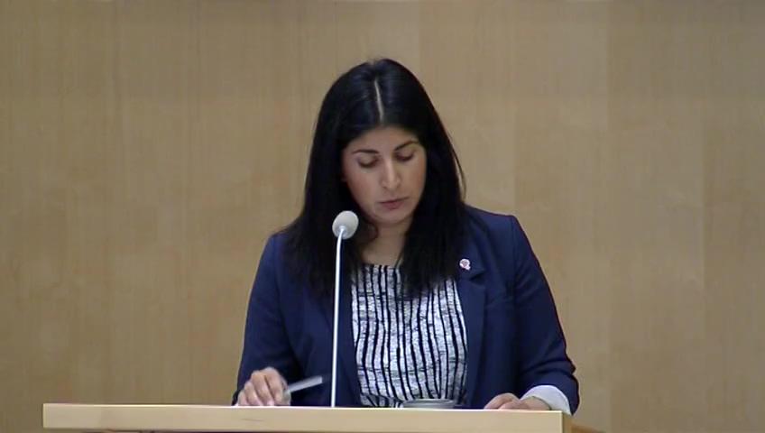 Stillbild från Debatt om förslag, Ytterligare undervisningstid i matematik