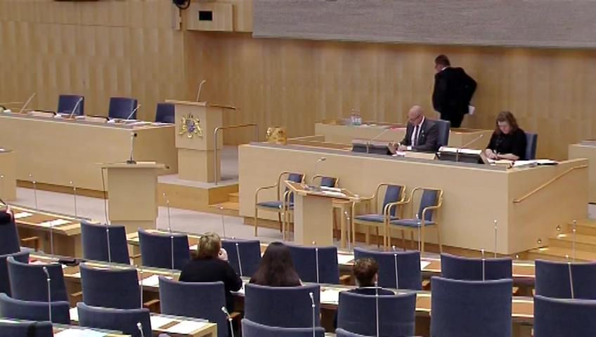 Stillbild från Debatt om förslag, Ändringar i lagen om tillämpning av Europeiska unionens statsstödsregler