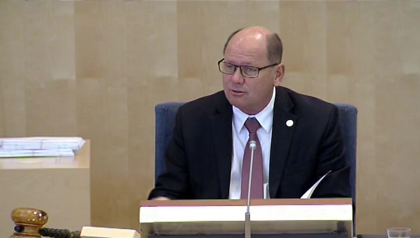 Stillbild från Debatt om förslag, Sammansättningen i Hälso- och sjukvårdens ansvarsnämnd