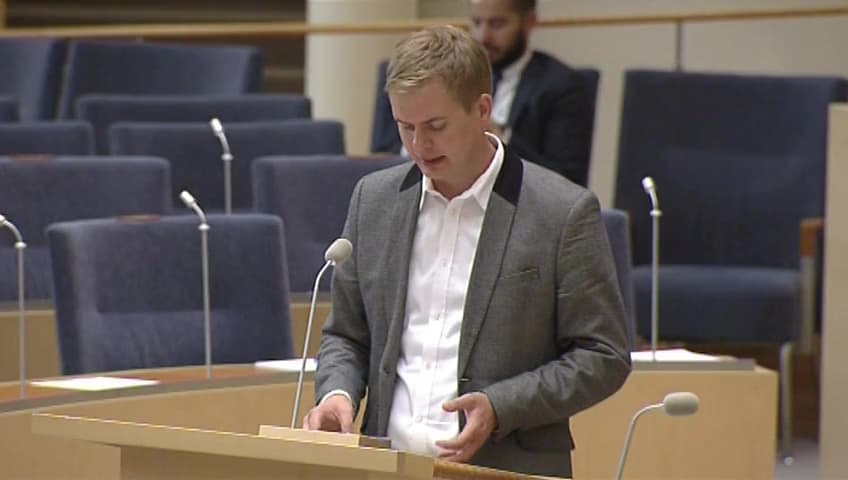 Stillbild från Interpellationsdebatt, Utökad matematikundervisning