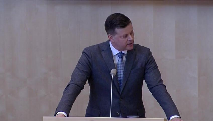 Stillbild från Debatt om förslag, Livsmedelspolitik