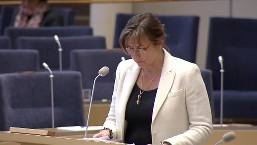 Stillbild från Interpellationsdebatt, Samarbetet med AWEPA