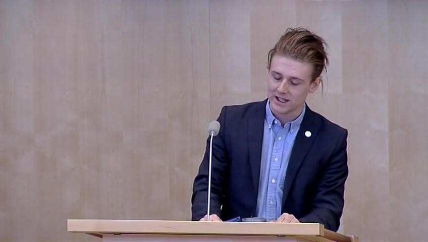 Stillbild från Debatt om förslag, Vattenvård