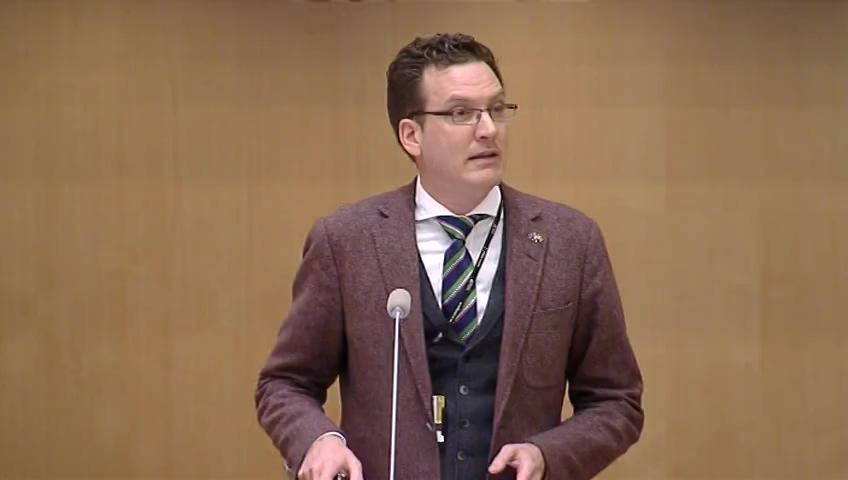 Stillbild från Debatt om förslag, Fri- och rättigheter