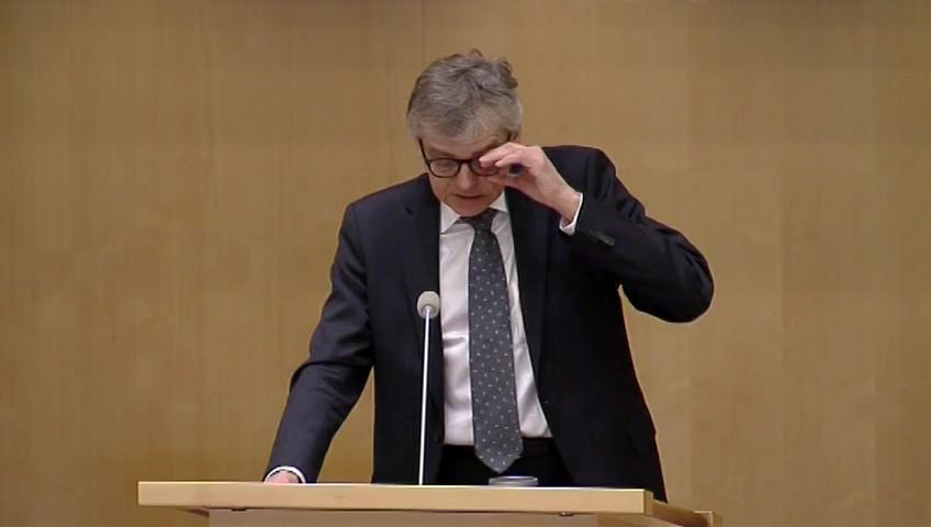 Stillbild från Debatt om förslag, Mervärdesskatt