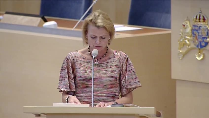 Stillbild från Interpellationsdebatt, Äldreomsorg