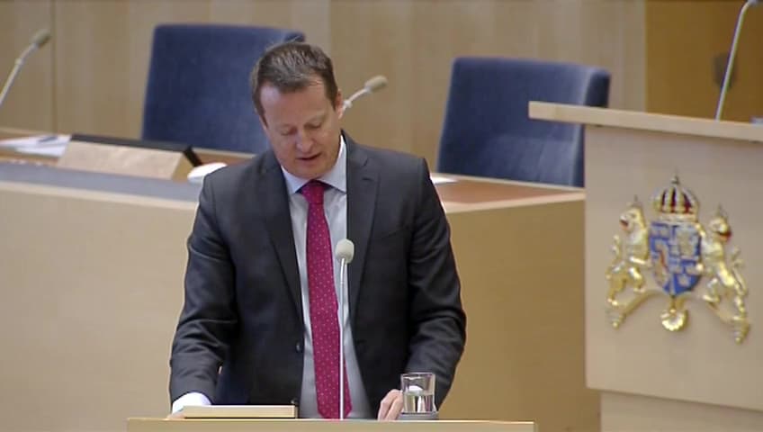 Stillbild från Interpellationsdebatt, En otrygg huvudstad