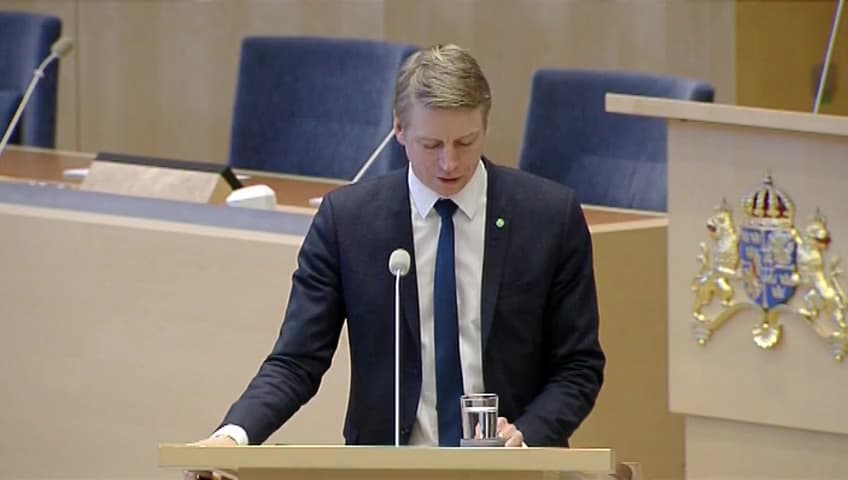 Stillbild från Interpellationsdebatt, Vikten av kommunal konsumentvägledning