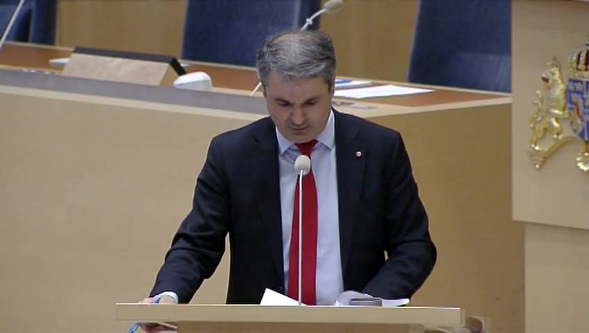 Stillbild från Interpellationsdebatt, Elprisområden