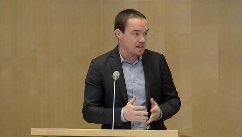 Stillbild från Debatt om förslag, 2015 års redogörelse för tillämpningen av lagen om särskild utlänningskontroll