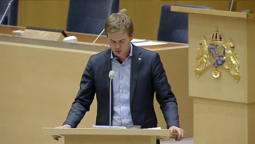 Stillbild från Interpellationsdebatt, Skolledares arbetssituation