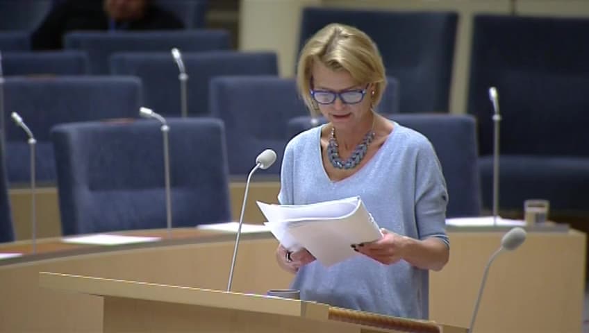 Stillbild från Interpellationsdebatt, Brister i äldreomsorgen