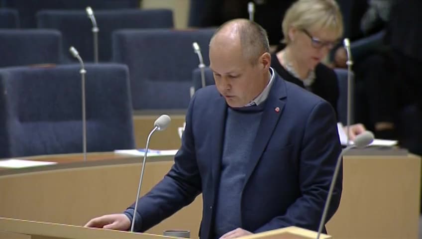 Stillbild från Interpellationsdebatt, Den svenska kreativa näringen