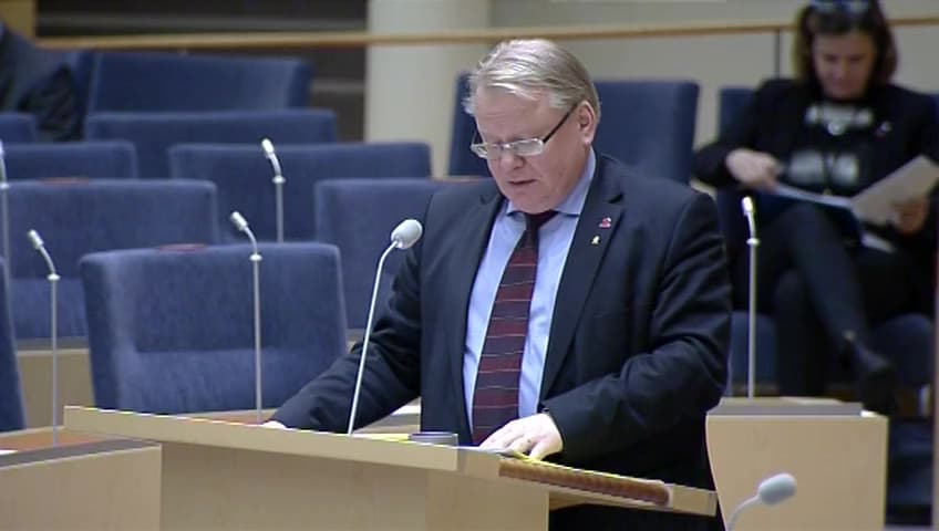 Stillbild från Interpellationsdebatt, Beslutsrationalitet 