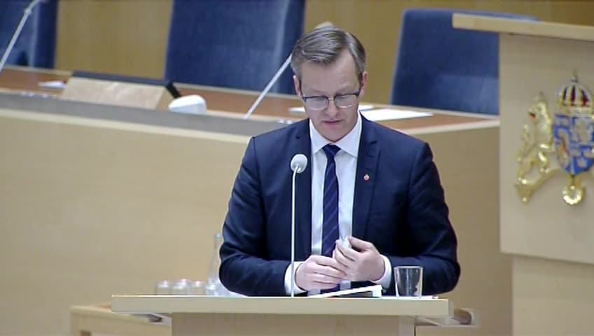 Stillbild från Interpellationsdebatt, Kvinnors företagande