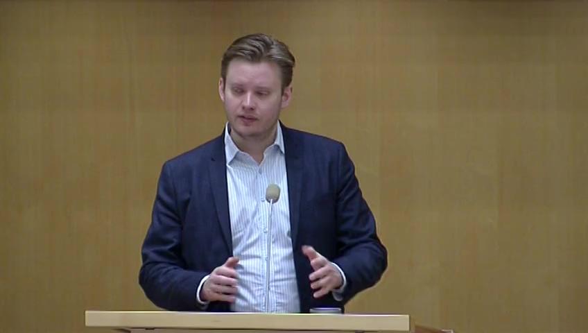 Stillbild från Debatt om förslag, Utgiftsområde 27 Avgiften till Europeiska unionen