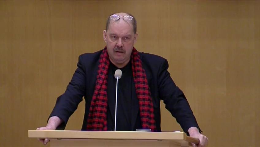 Stillbild från Debatt om förslag, Genomförande av krishanteringsdirektivet