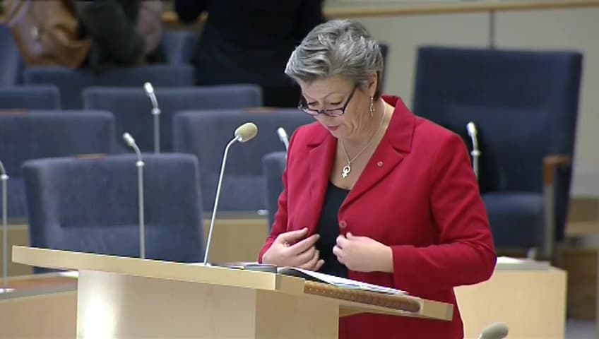 Stillbild från Interpellationsdebatt, Det nya utanförskapet