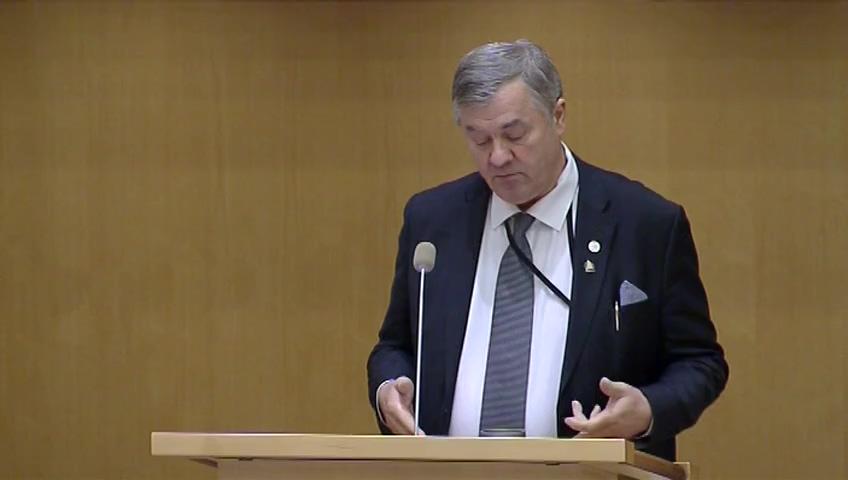 Stillbild från Debatt om förslag, Utgiftsområde 11 Ekonomisk trygghet vid ålderdom