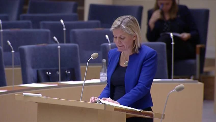 Stillbild från Interpellationsdebatt, Vad medborgarna får för sina skattepengar