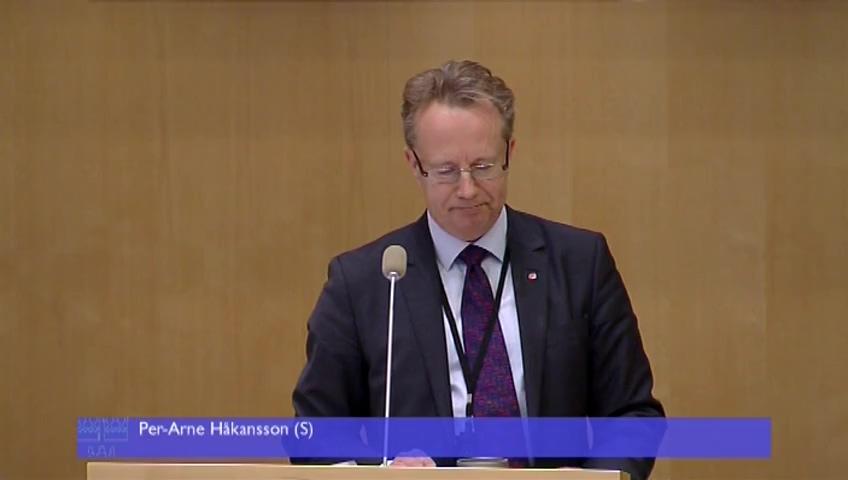 Stillbild från Debatt om förslag, Statliga företag