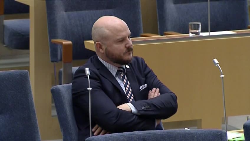 Stillbild från Interpellationsdebatt, Strategi för datacenter