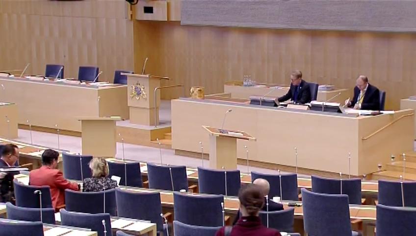 Stillbild från Debatt om förslag, Gränsöverskridande informationsutbyte om trafiksäkerhetsrelaterade brott - genomförande av det nya CBE-direktivet