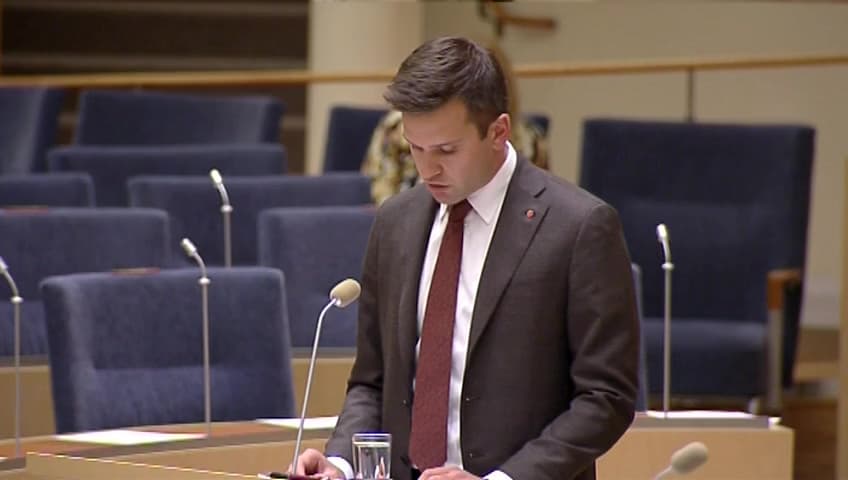 Stillbild från Interpellationsdebatt, Den akuta krisen för sjukvården i Västernorrland