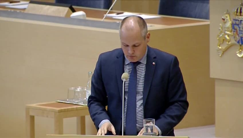 Stillbild från Interpellationsdebatt, Medling vid vårdnadstvister