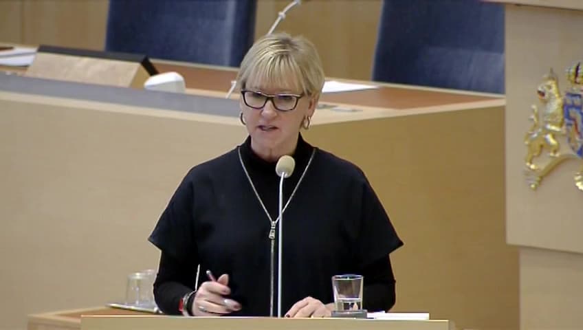 Stillbild från Interpellationsdebatt, Vitryssland