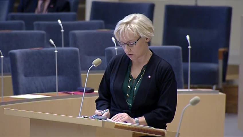 Stillbild från Interpellationsdebatt, Förbättrad lärarutbildning