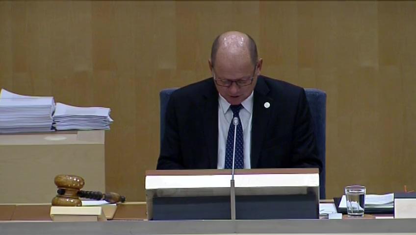 Stillbild från Debatt om förslag, Europeisk skyddsorder