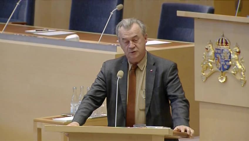 Stillbild från Interpellationsdebatt, Hur hela Sverige ska leva