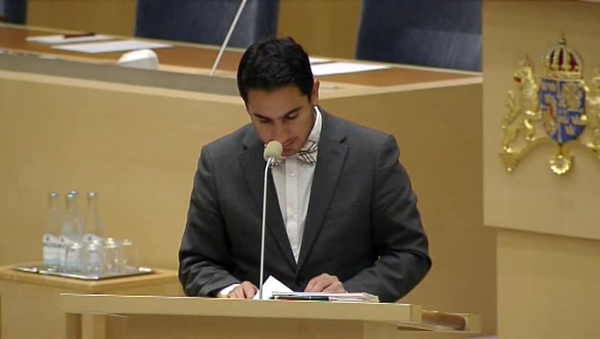 Stillbild från Interpellationsdebatt, Välfärdssektorn och kvinnors företagande