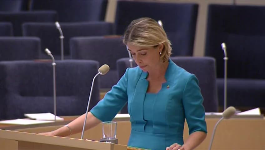 Stillbild från Interpellationsdebatt, En osäker situation för de finansiella samordningsförbunden