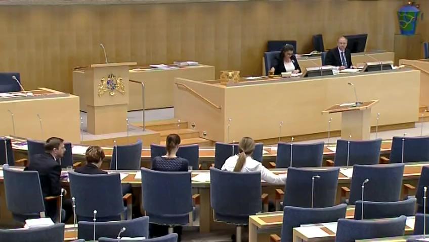 Stillbild från Debatt om förslag, Avtal om val av domstol - 2005 års Haagkonvention