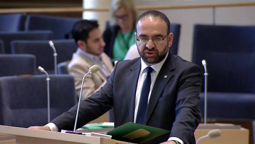 Stillbild från Interpellationsdebatt, Nyanländas bostadssituation