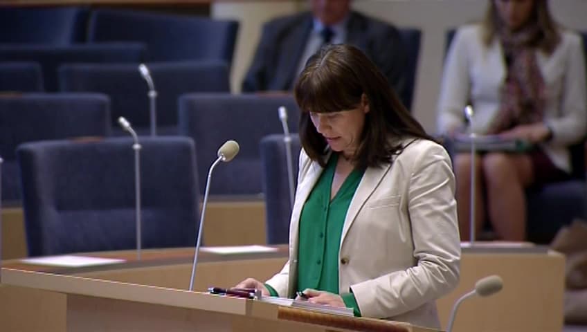 Stillbild från Interpellationsdebatt, Vattendirektivet