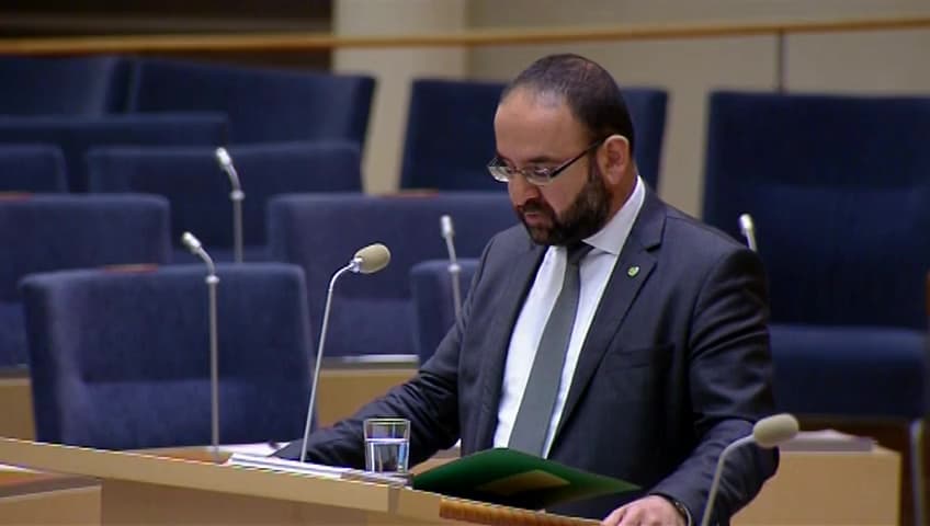 Stillbild från Interpellationsdebatt, Bredbandsutbyggnad på den svenska landsbygden