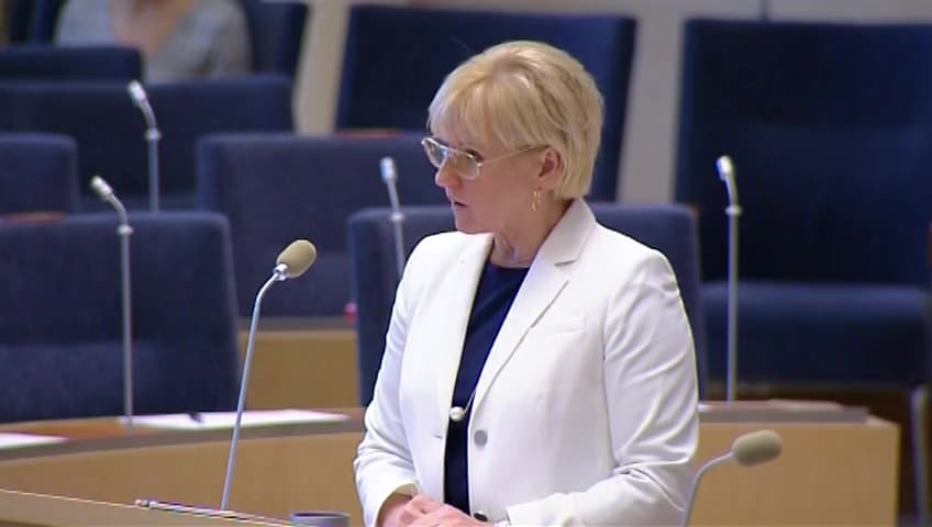 Stillbild från Interpellationsdebatt, Gemensam europeisk Ukrainastrategi 
