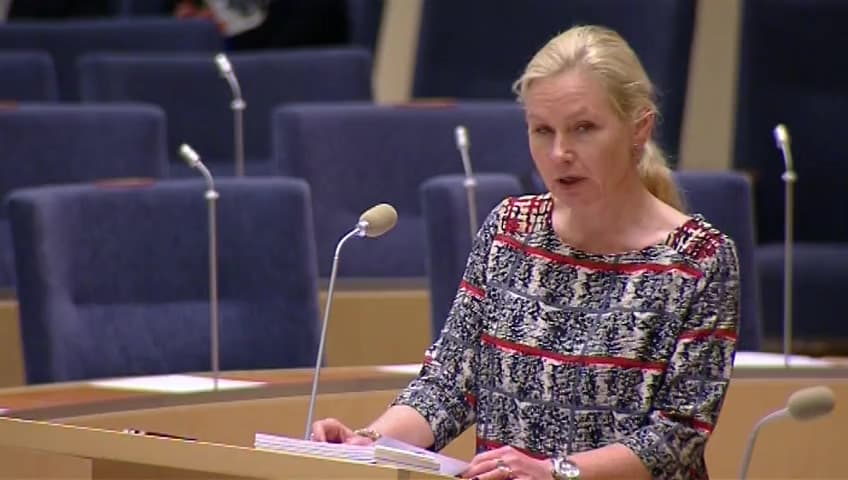 Stillbild från Interpellationsdebatt, Västra länkens betydelse för Umeås utveckling 