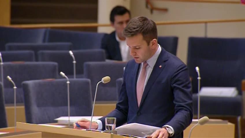 Stillbild från Interpellationsdebatt, Riskerna med begränsade resurser för våra akutsjukhus