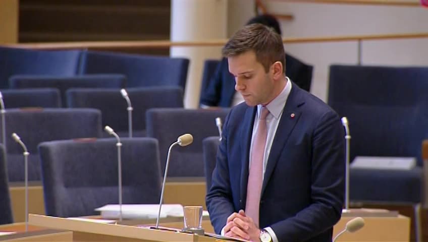 Stillbild från Interpellationsdebatt, Endometrios