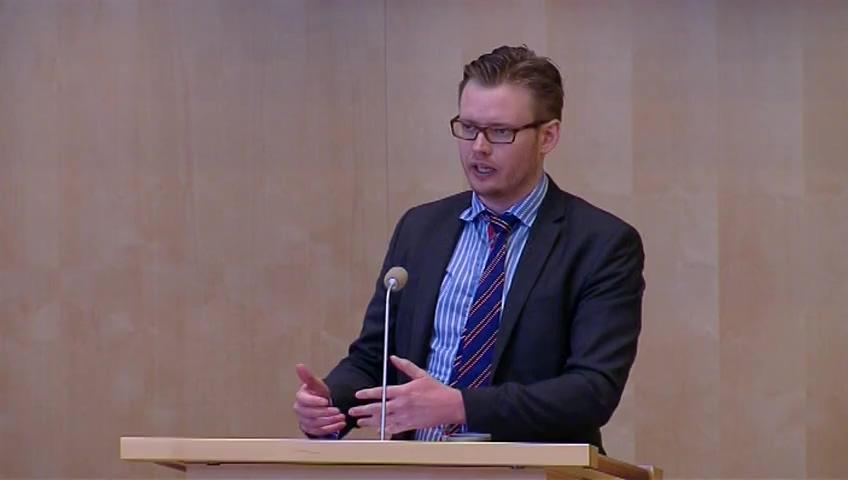 Stillbild från Debatt om förslag, Arbetslöshetsförsäkringen